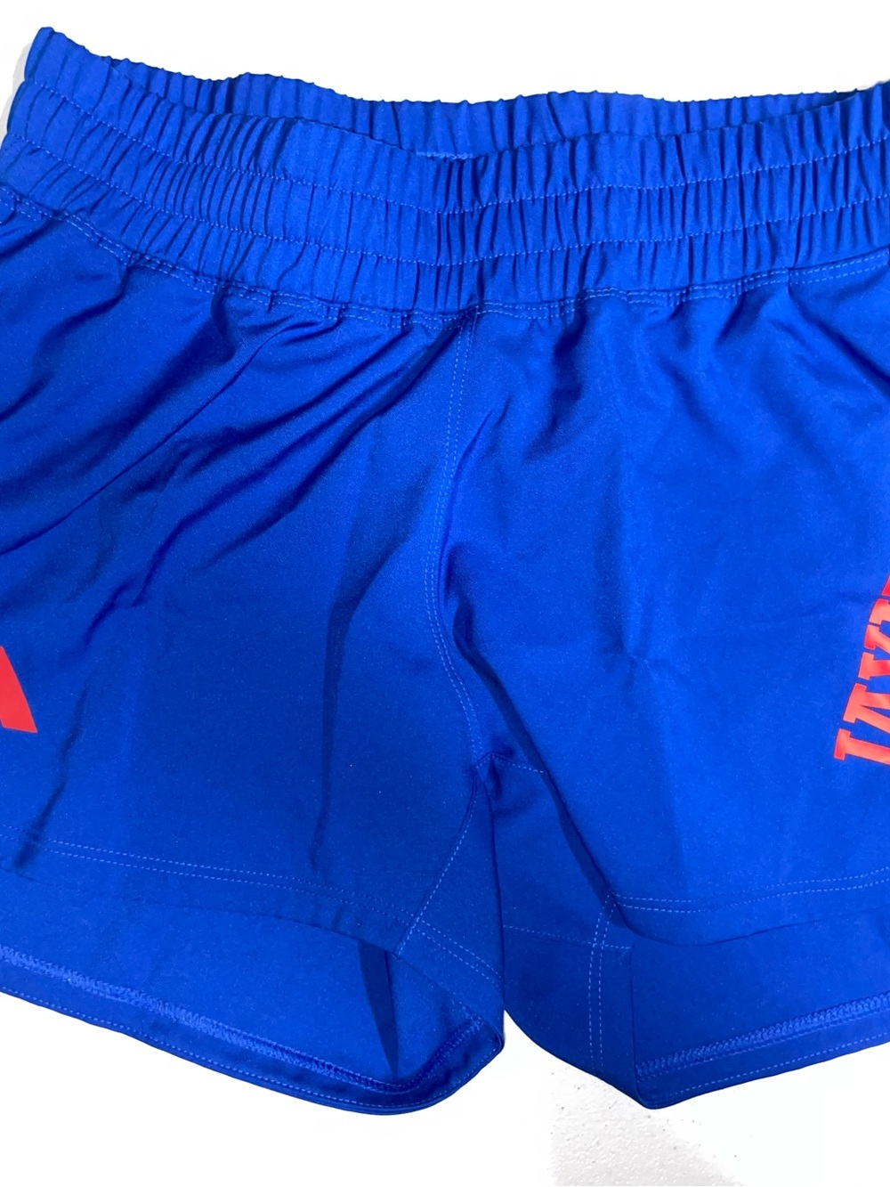 Adidas/NCAA: Kansas Jayhawks University Women’s Athletic Blue Shorts (XSmall)